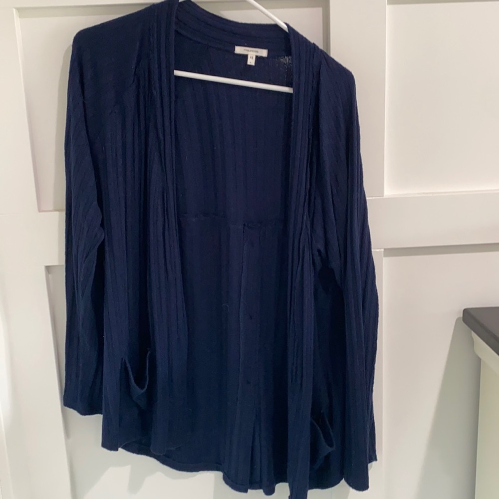 Navy blue cardigan